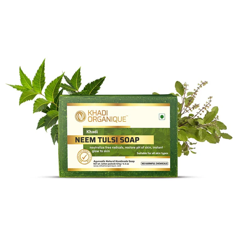 Khadi Organique NeemTulsi Soap Box of 125 GM