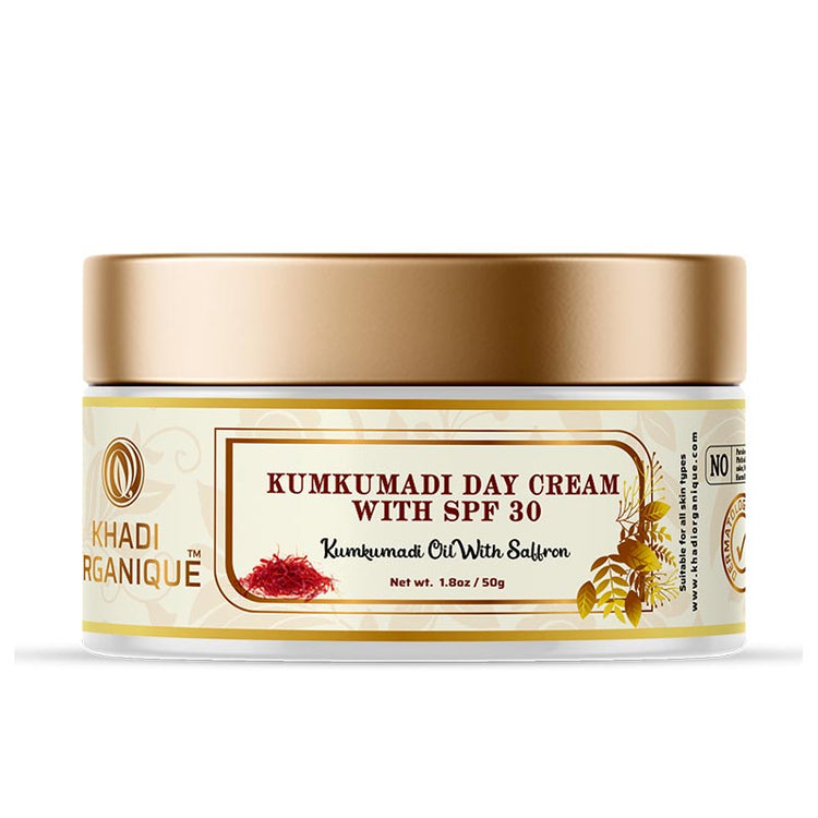 Khadi OrganiqueKUMKUMADI DAY CREAM WITH SPF 30 Box of 50 GM