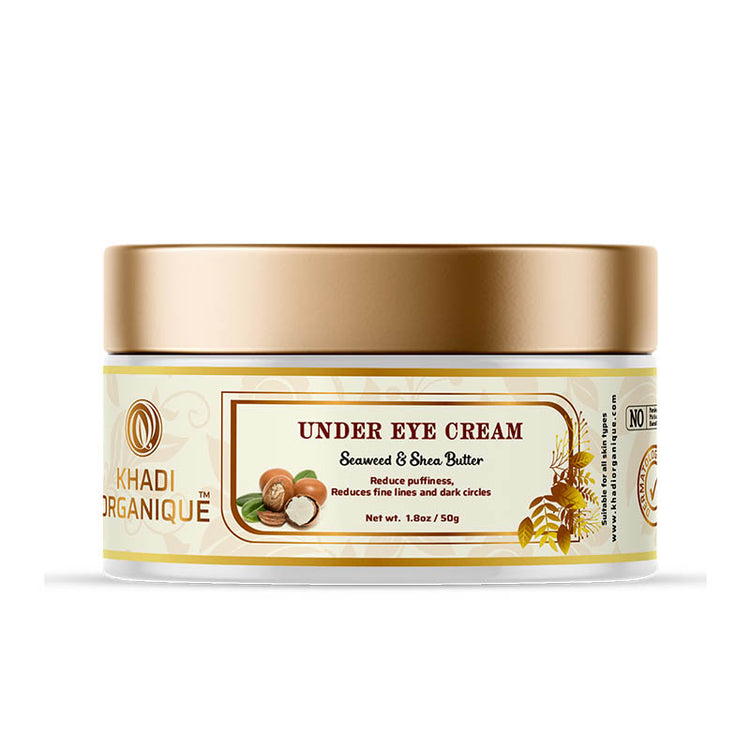 Khadi OrganiqueUNDER EYE CREAM SEAWEED and SHEA BUTTER Box of 50 GM
