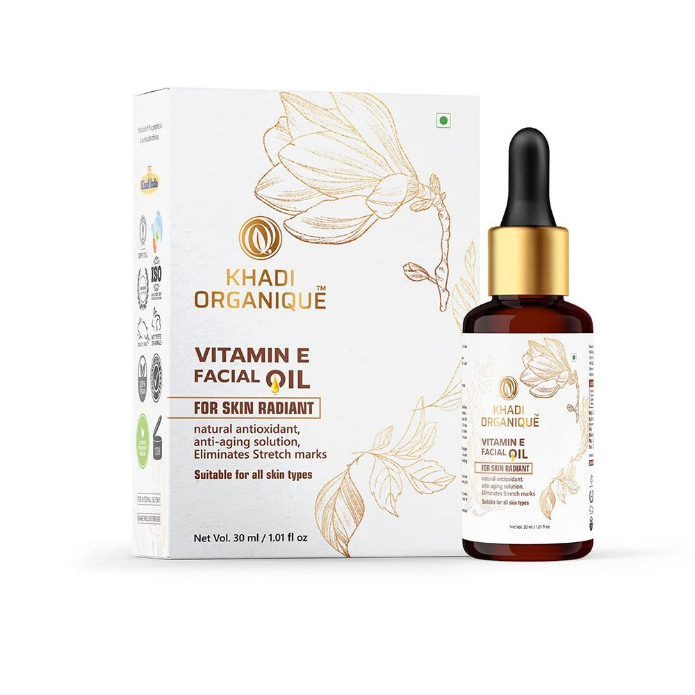 Khadi OrganiqueVITAMIN E FACIAL OIL Bottle of 30 ML