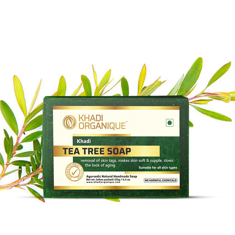 Khadi Organique TEA TREE SOAP Box of 125 GM