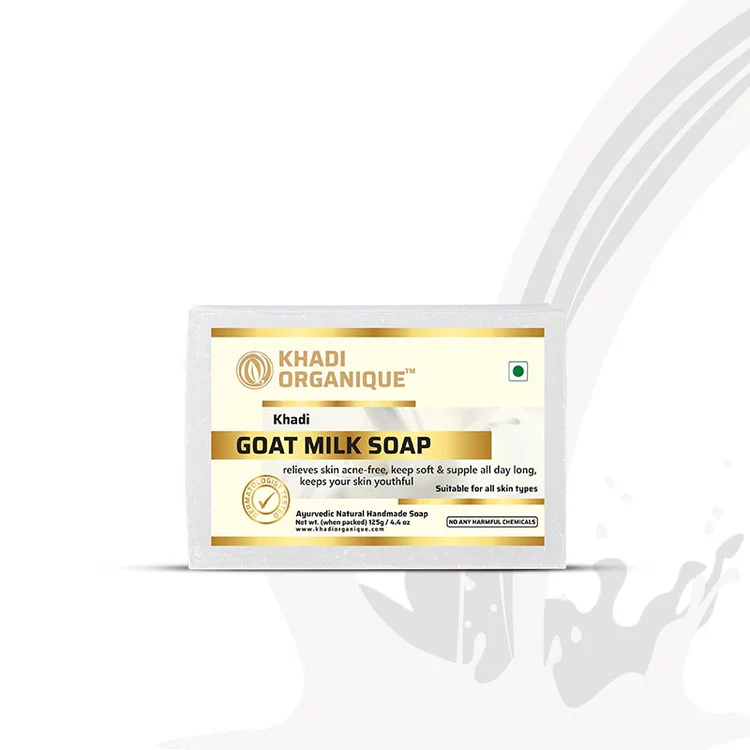Khadi Organique GOAT MILK SOAP Box of 125 GM