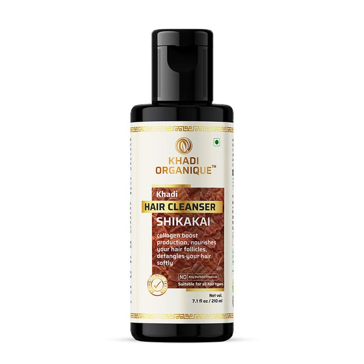 Khadi Organique Shikakai Hair Cleanser Bottle of 210 ML