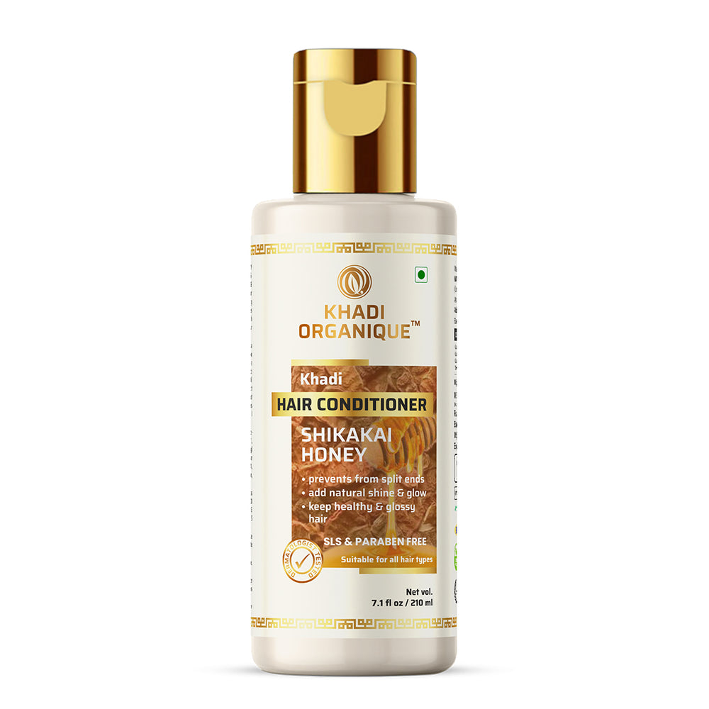 Khadi Organique Shikakai Honey Conditioner SLS PARABEN FREE Bottle of 210 ML
