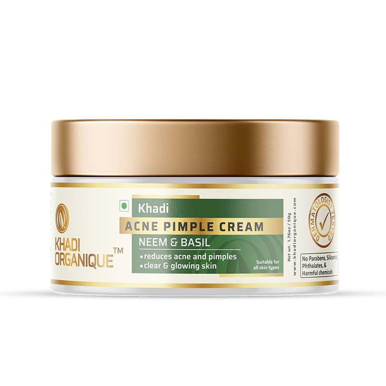 Khadi Organique Acne Pimple Cream Box of 50 GM
