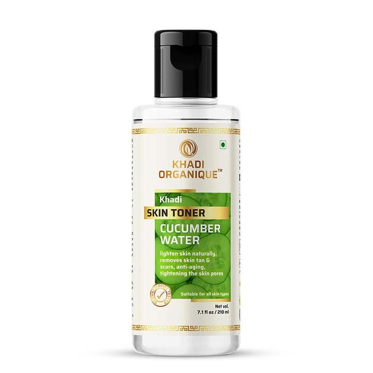 Khadi Organique Cucumber water Toner Bottle of 210 ML