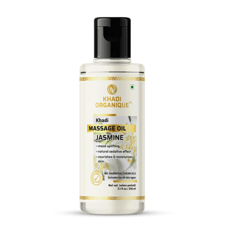 Khadi Organique Jasmine Massage Oil Bottle of 210 ML