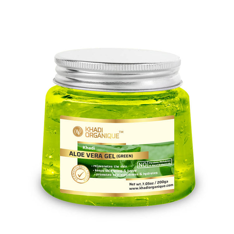 Khadi Organique Aloevera Gel  Green Box of 200 GM