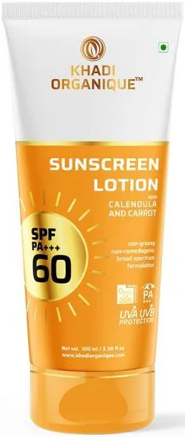 Khadi Organique SPF 60 PARABEN FREE Tube of 100 ML