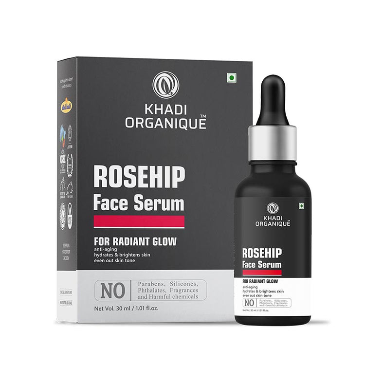 Khadi Organique Rosehip Face Serum Bottle of 30 ML