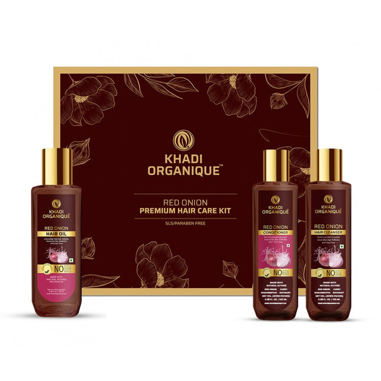 Khadi OrganiqueRED ONION HAIR CARE KIT Kits of 1 QTY