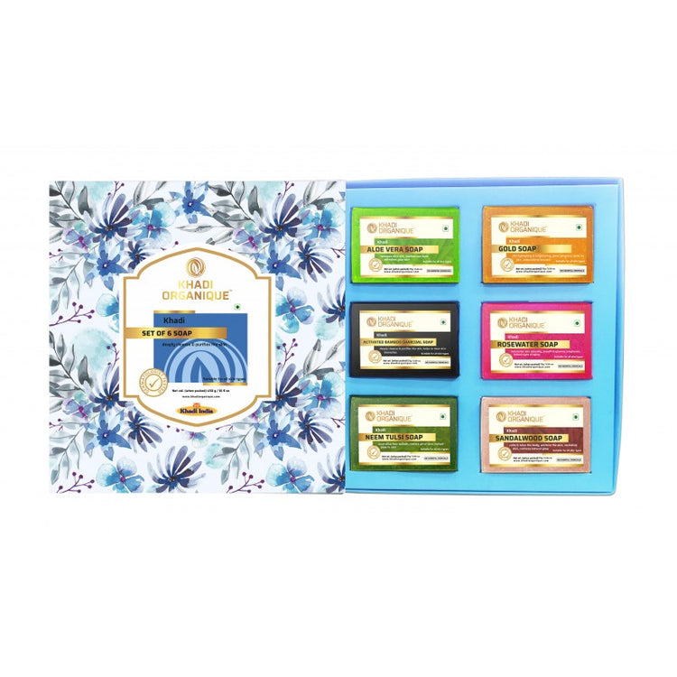 Khadi OrganiqueSET OF 6 SOAP KIT Kits of 1 QTY