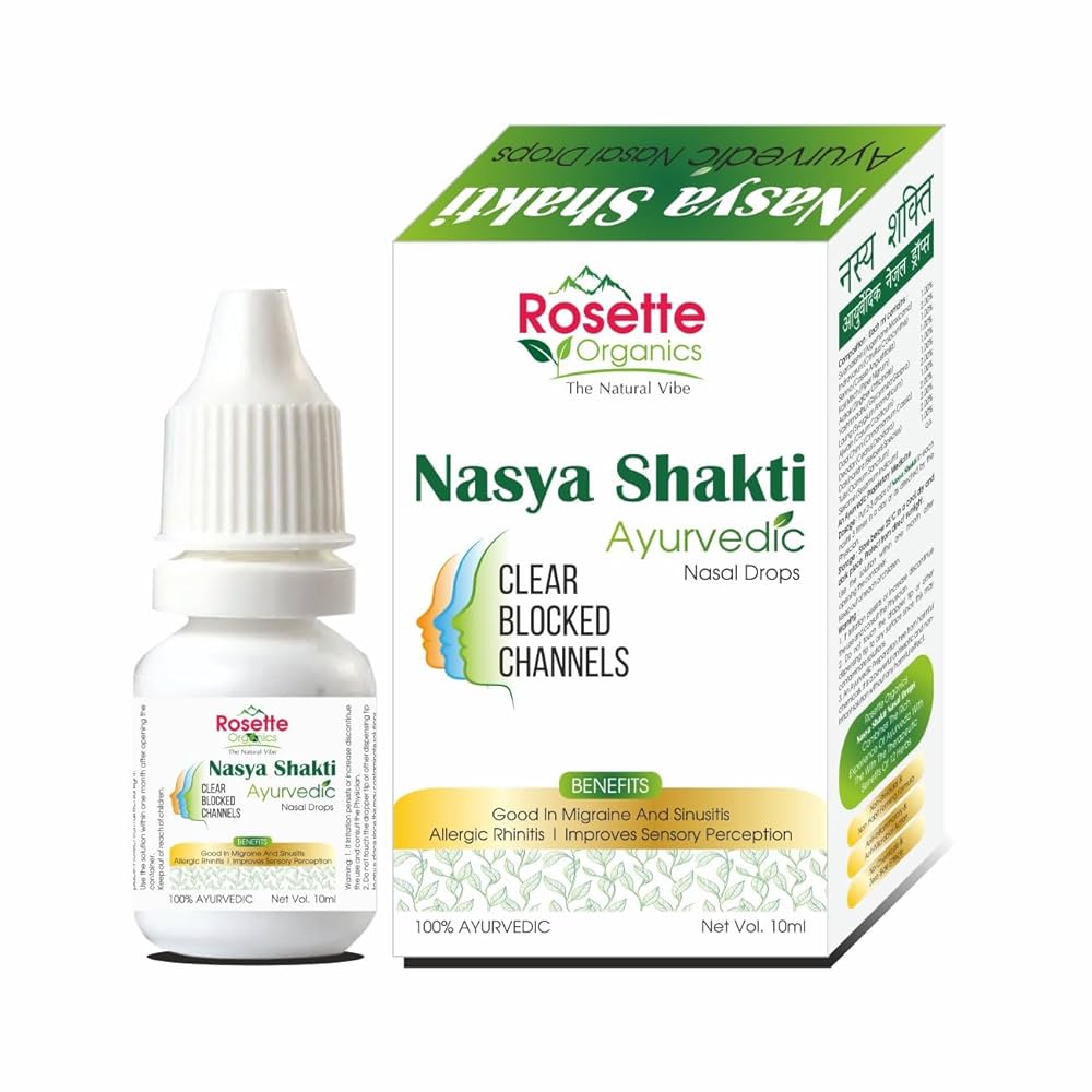 Rosette Pharmaceutical Nasya Shakti Bottle of 10 ML
