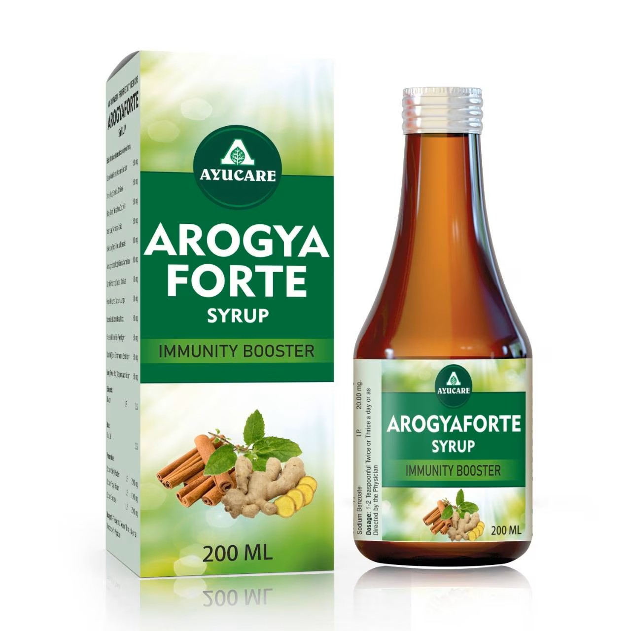 Ayucare AROGYA FORTE SYRUP 200ML Bottle of 200 ML