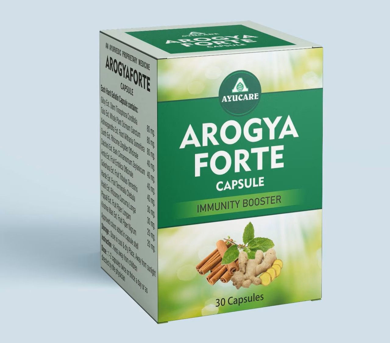 Ayucare AROGYA FORTE 30CAP Jar of 30 Capsule