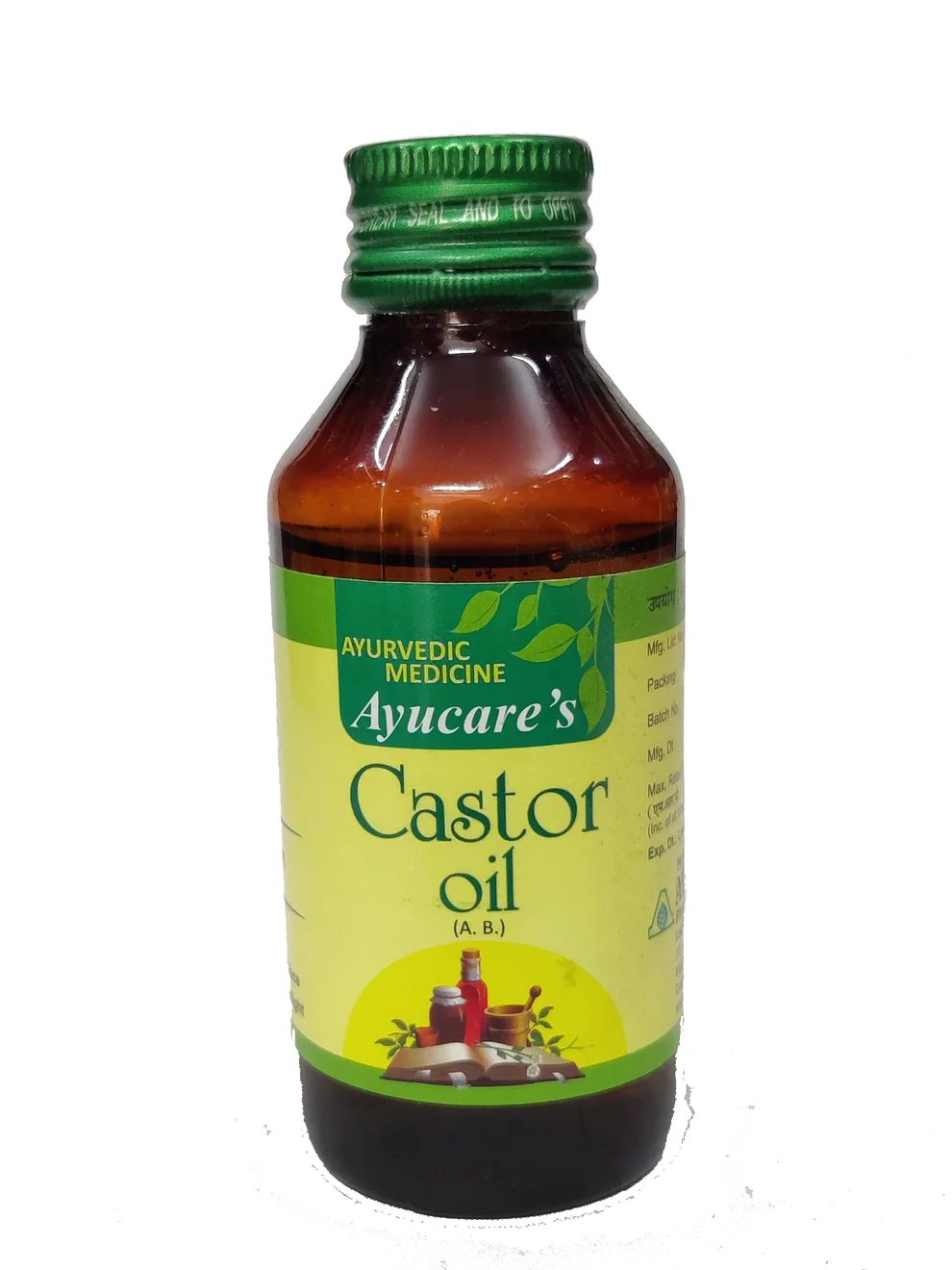 Ayucare CASTOR OIL 100 ML Bottle of 100 ML