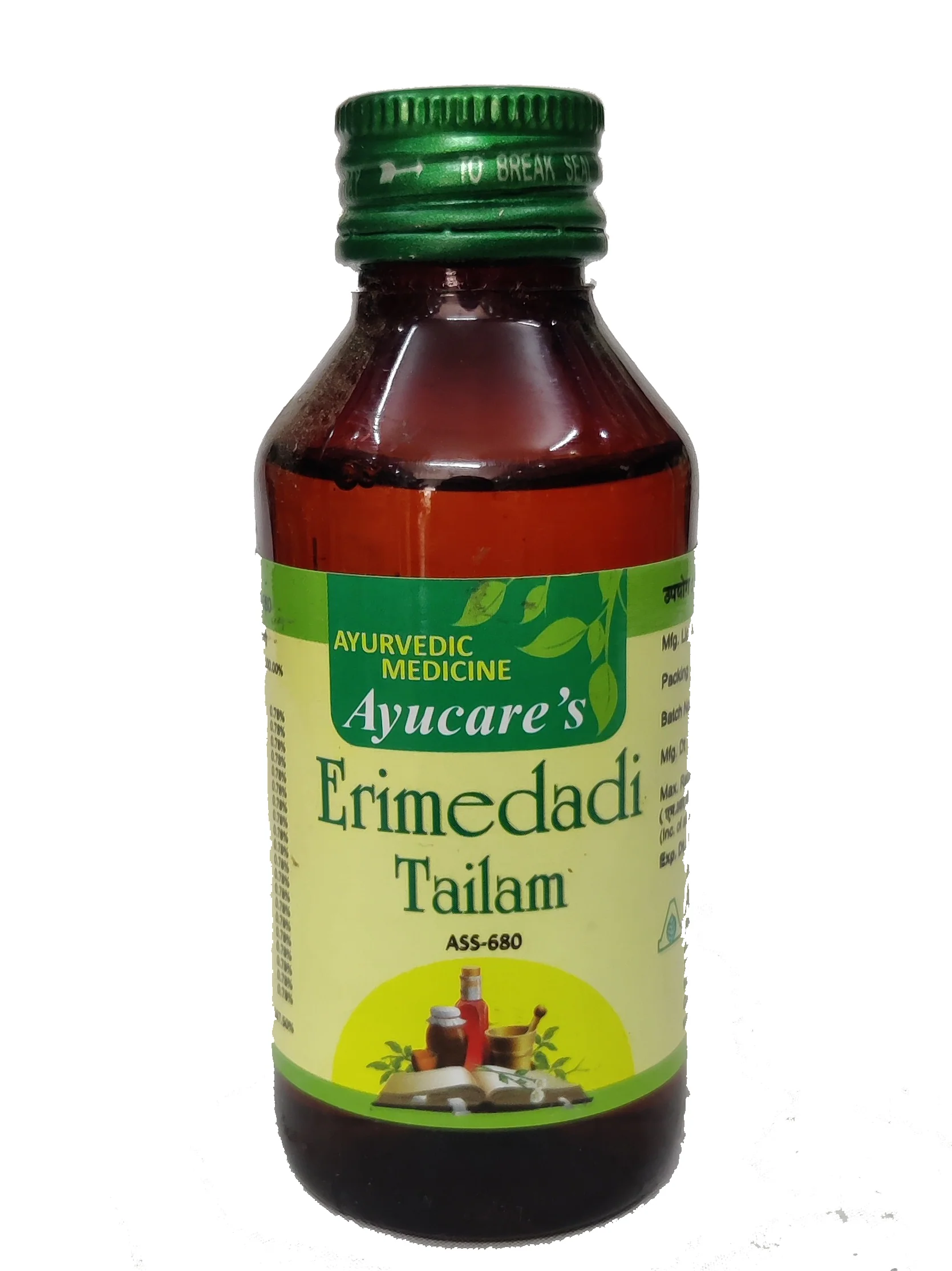 Ayucare ERIMEDADI TAIL 50 ML Bottle of 50 ML