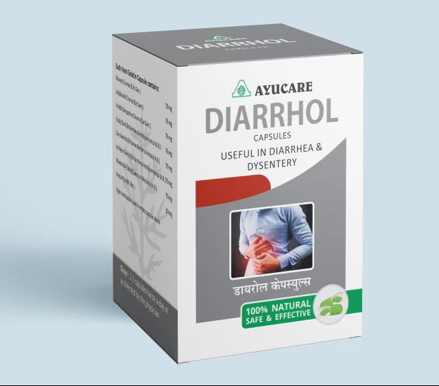 Ayucare DIARRHOL 30 CAP Jar of 30 Capsule