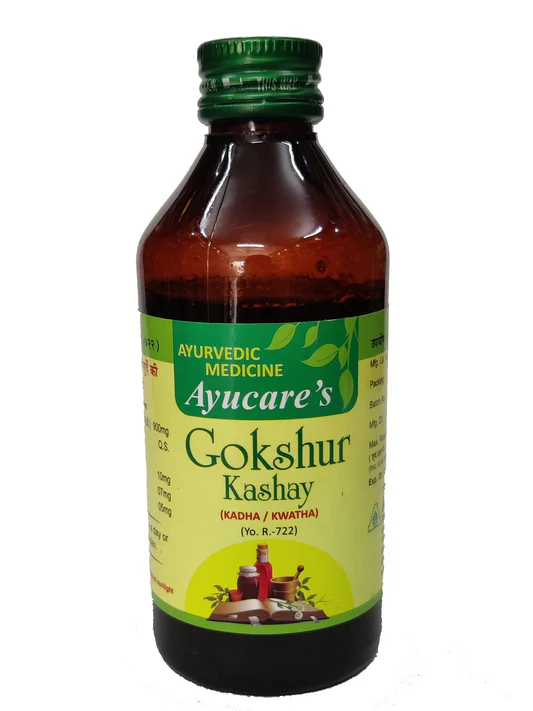 Ayucare GOKSHUR KASHAY 200 ML Bottle of 200 ML