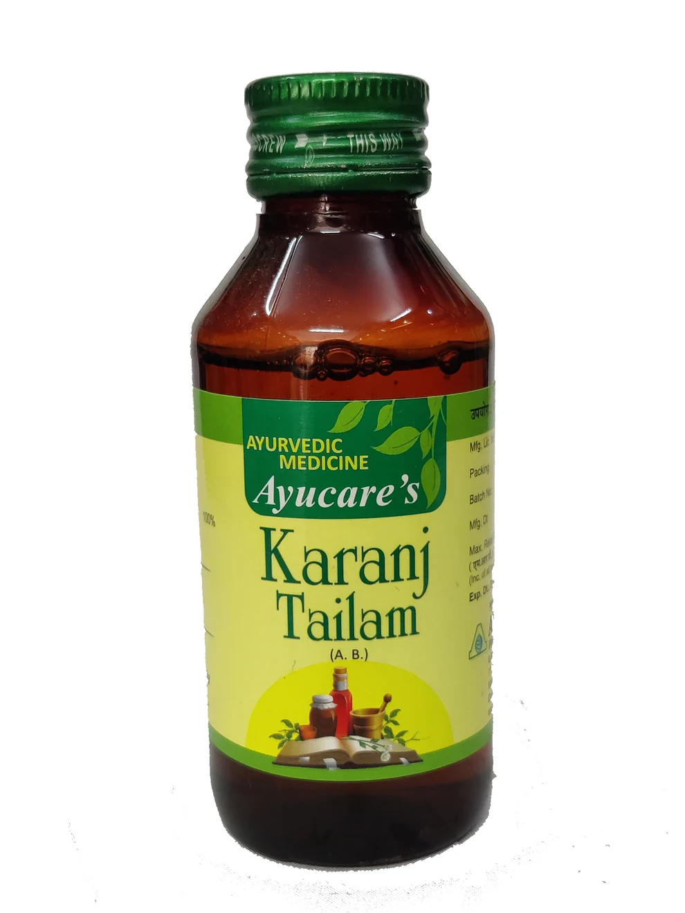 Ayucare KARANJ OIL 100ML Bottle of 100 ML