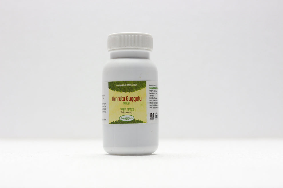 Nagarjuna Gujarat AMRUTA GUGGULU 60TAB Bottle of 60 QTY