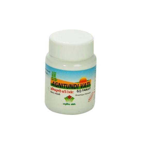 Nagarjuna Gujarat AGNITUNDI VATI  60 TAB Bottle of 60 QTY