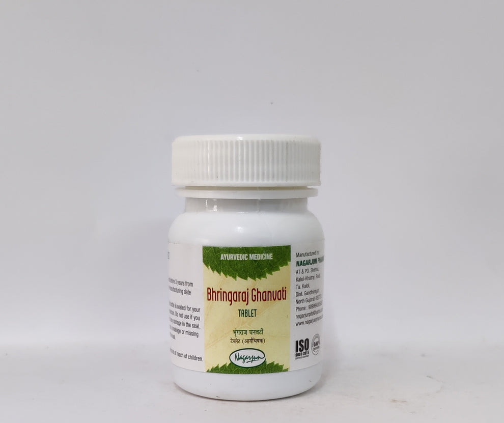 Nagarjuna Gujarat BHRINGARAJ GHANVATI 60 TAB Bottle of 60 QTY