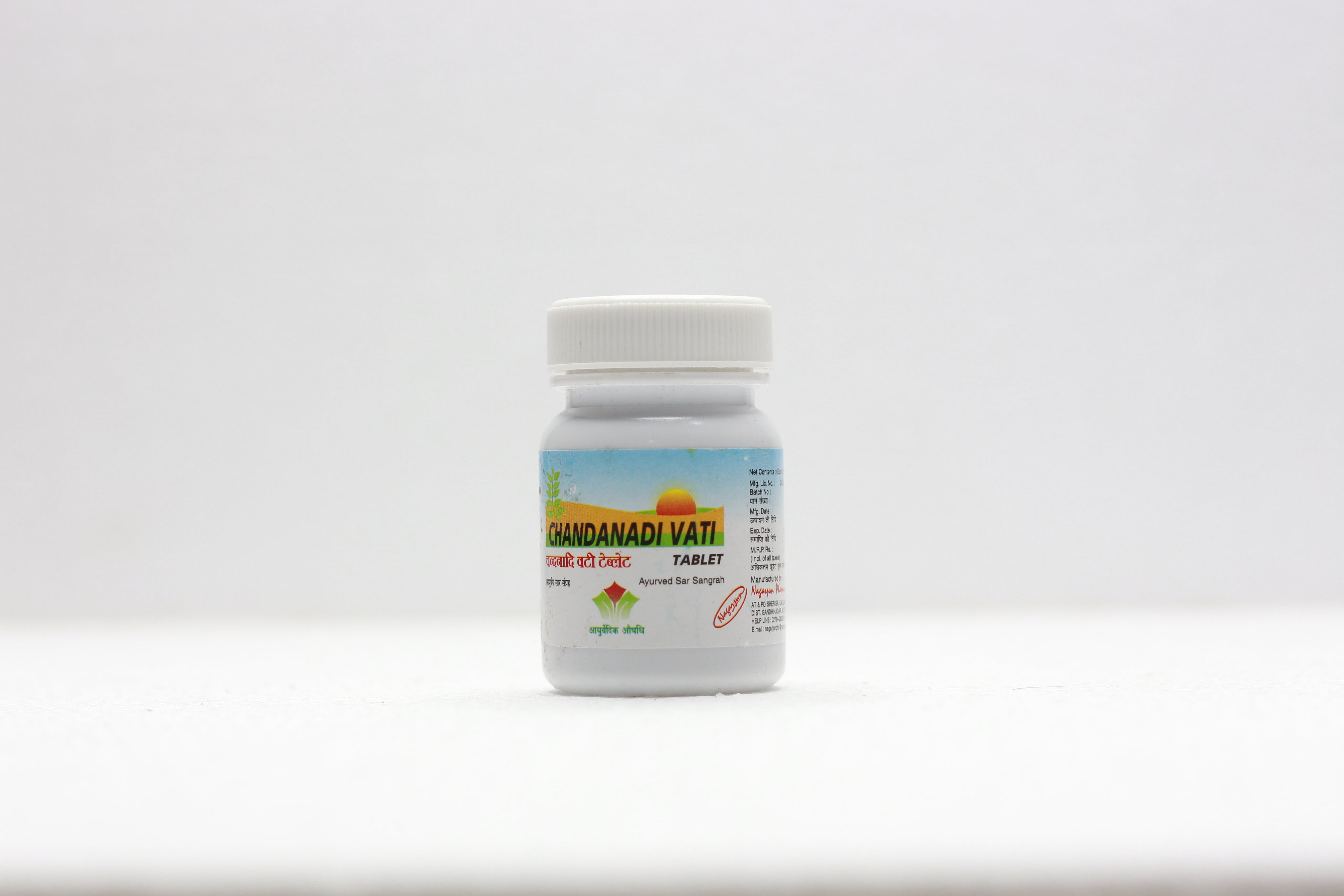 Nagarjuna GujaratCHANDANADI VATI60 TAB Jar of 60 QTY