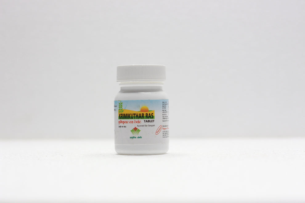 Nagarjuna Gujarat KRIMIKUTHAR RAS 60TAB Bottle of 60 QTY