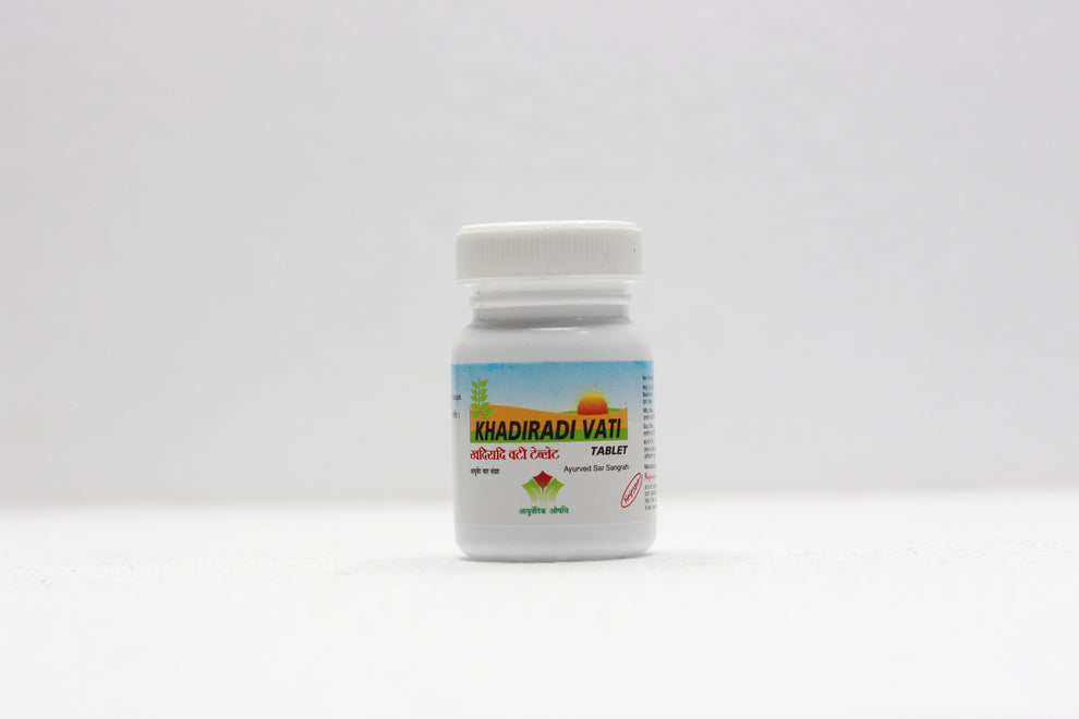 Nagarjuna Gujarat KHADIRADI VATI 60TAB Bottle of 60 QTY