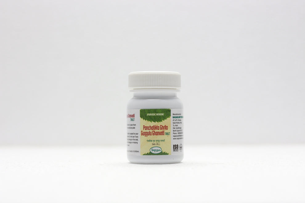 Nagarjuna Gujarat PANCHATIKTA GHRITA GUGGULU  60TAB Bottle of 60 QTY