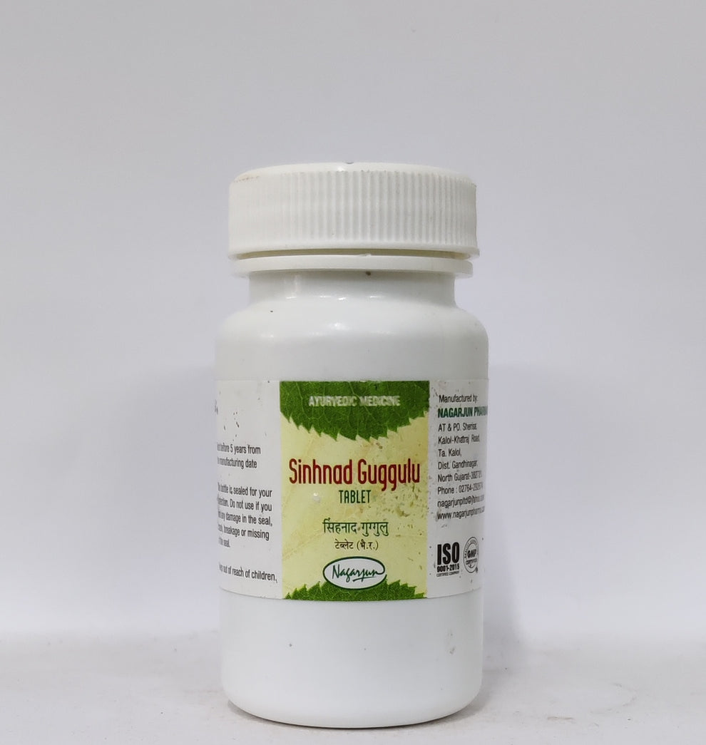 Nagarjuna Gujarat SINHANAD GUGGULU 60 TAB Bottle of 60 QTY
