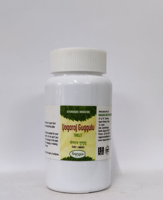 Nagarjuna Gujarat YOGRAJ GUGGULU 60 TAB Bottle of 60 QTY