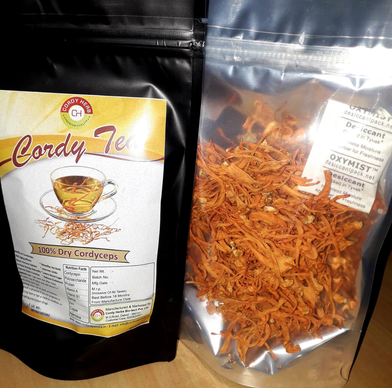 Cordy Herb Cordy Tea Sachet of 50 GM