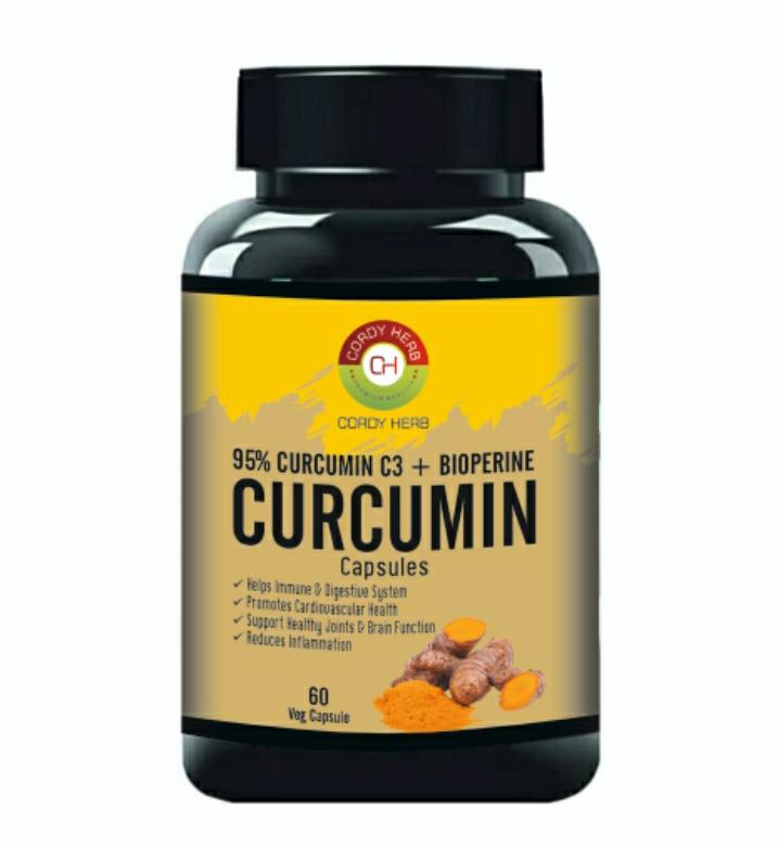 Cordy Herb Curcumin Capsules Bottle of 60 QTY