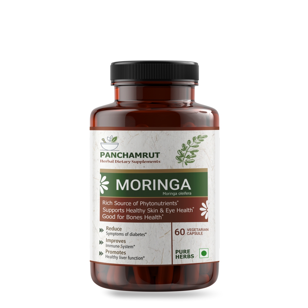 Panchamrut MORINGA Jar of 60 Capsule