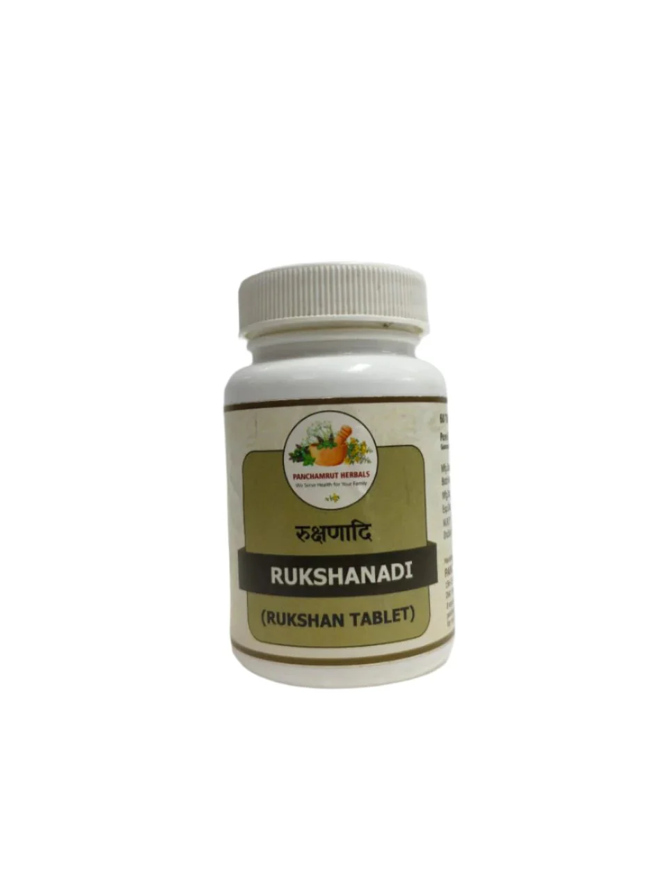 Panchamrut RUKSHANADI Jar of 60 Tablet