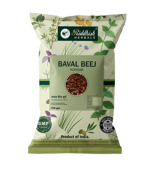 Riddhish Herbals Baval Beej Powder 100g Packet of 100 GM