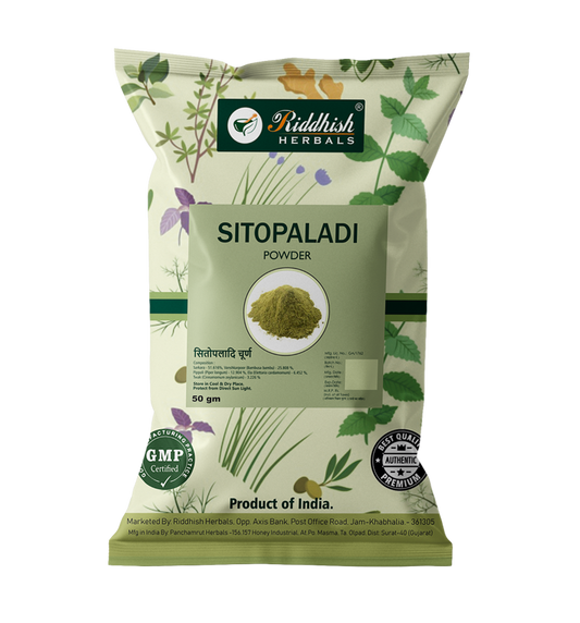 Riddhish Herbals Sitopaladi Churna 50g Packet of 100 GM