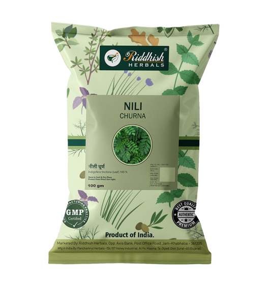 Riddhish Herbals Indigo Nili Powder 100g Packet of 100 GM
