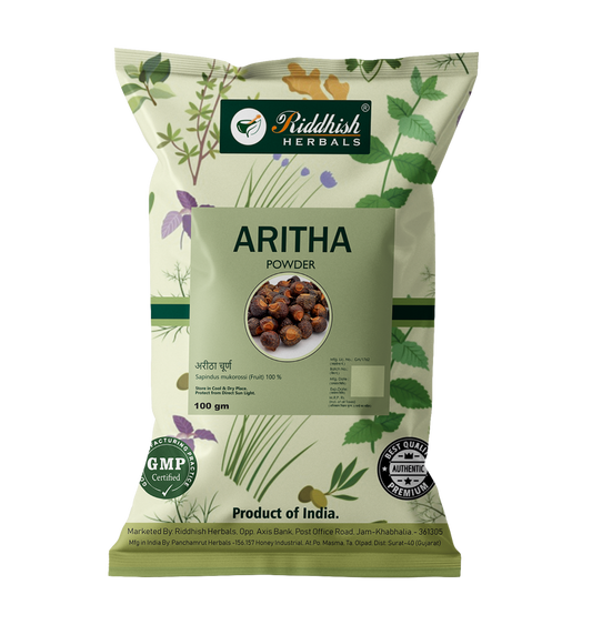 Riddhish Herbals Aritha Powder 100g Packet of 100 GM