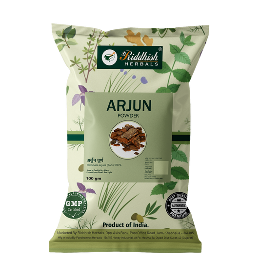 Riddhish Herbals Arjun Powder 100g Packet of 100 GM