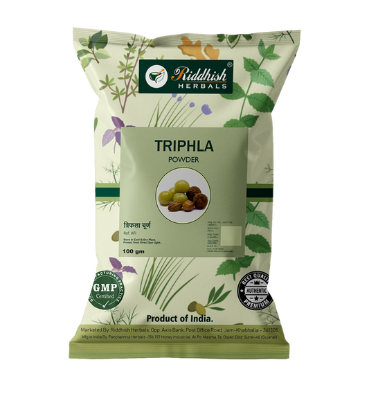 Riddhish Herbals Triphala Powder 100g Packet of 100 GM