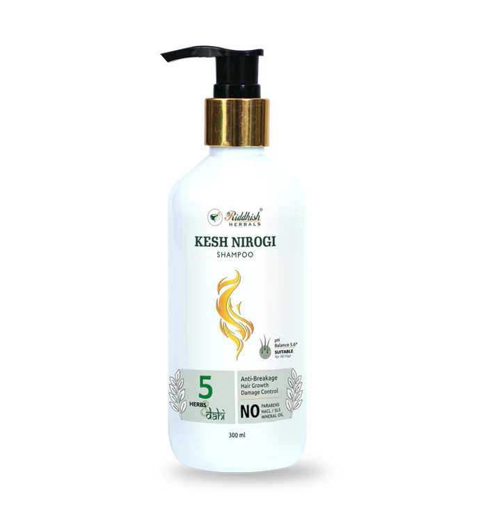 Riddhish Herbals Kesh Nirogi Smooth and Silky Shampoo 300ml Bottle of 300 ML