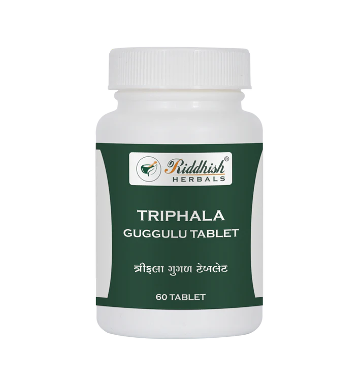 Riddhish Herbals Triphala Guggulu 60 Bottle of 60 QTY