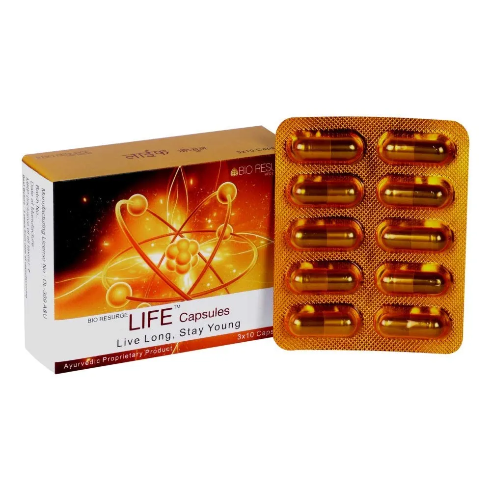 Bio Resurge LIFE Capsules Bottle of 60 QTY