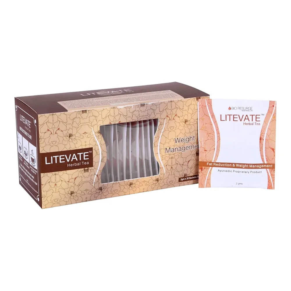 Bio Resurge LITEVATE Herbal Tea Sachet of 60 GM