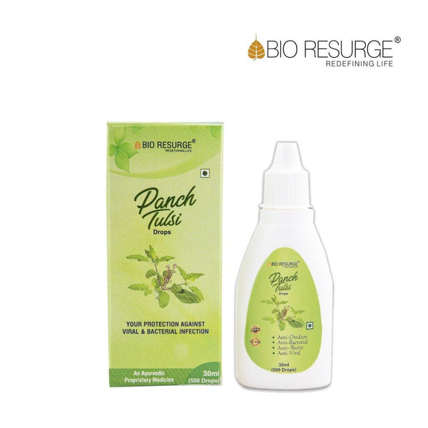 Bio Resurge PANCH TULSI Drops Bottle of 30 ML