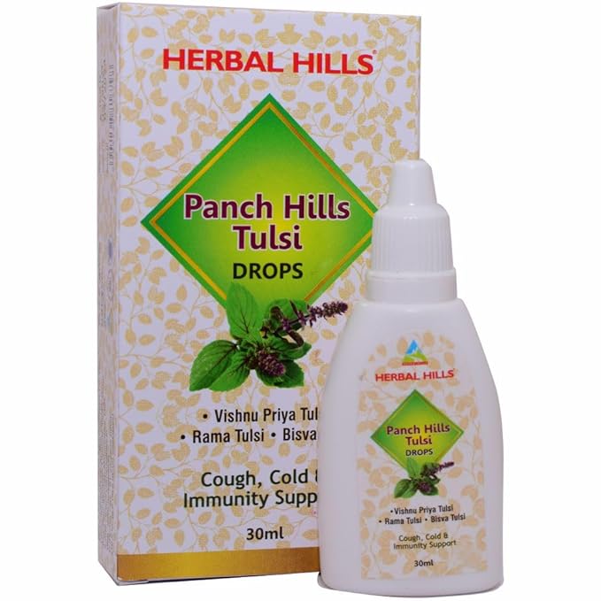 Herbal Hills Panch Hills Tulsi 30ml drops Bottle of 30 ML