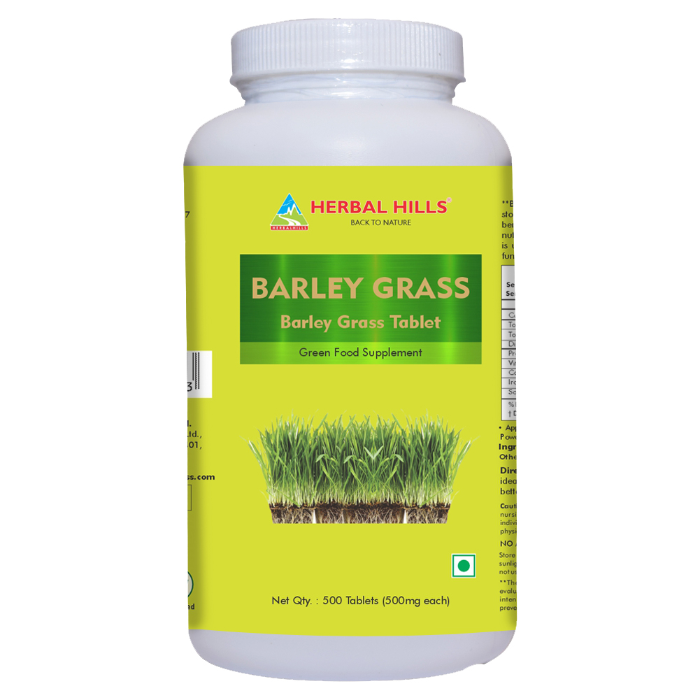 Herbal Hills Barley Grass Bottle of 120 GM